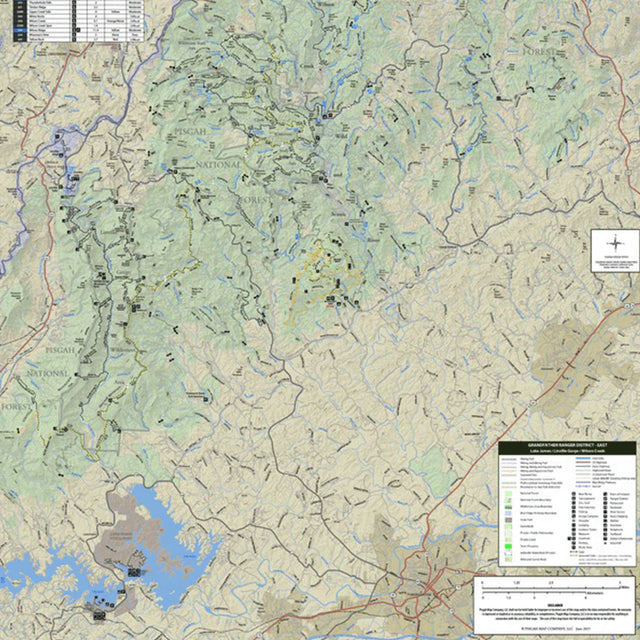 Pisgah Map Company’s “Grandfather Ranger District – East”
