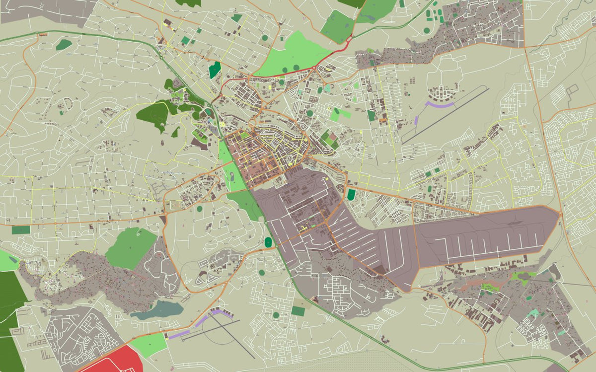 NAIROBI KENYA MAP visual data 5