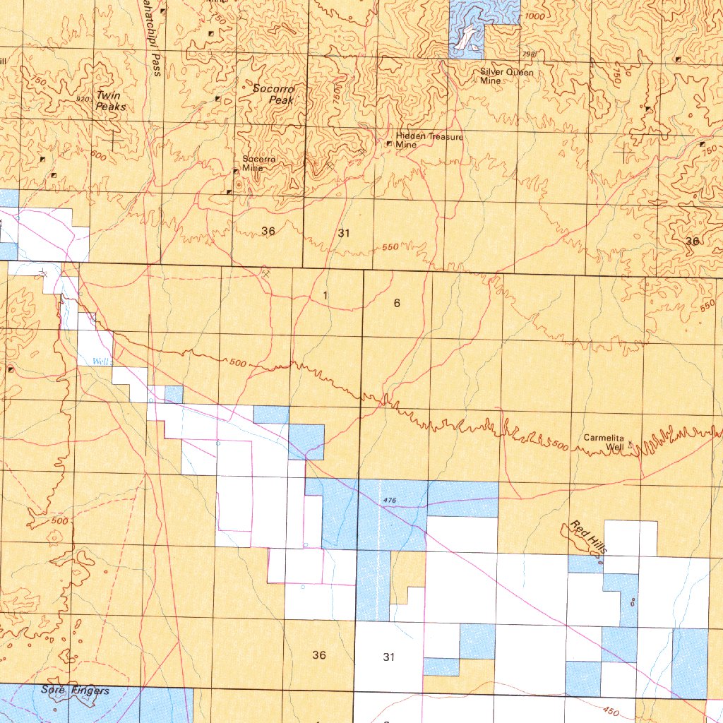 Salome, AZ BLM Surface Mgmt. Map by Digital Data Services, Inc