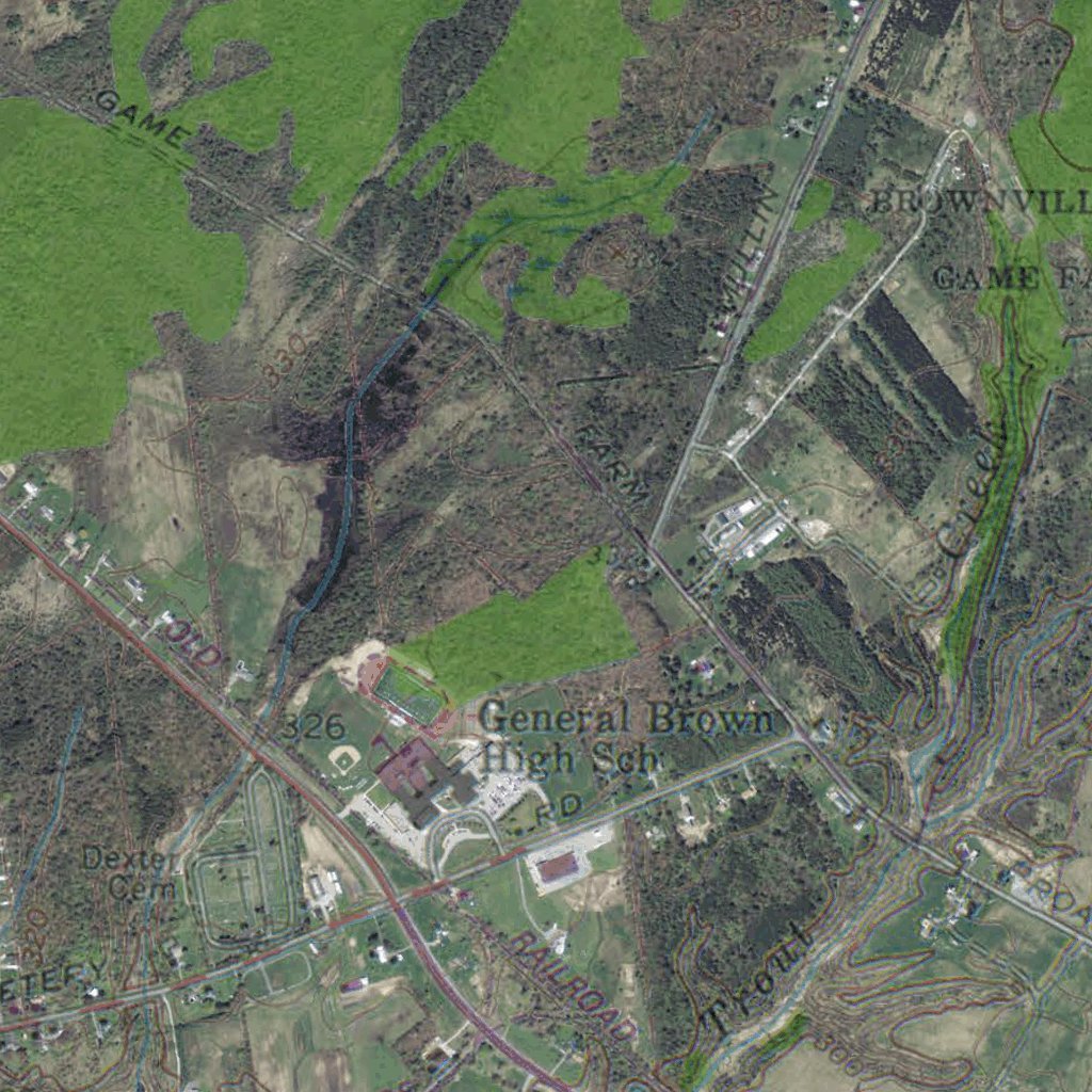NY-Dexter: GeoChange 1957-2011 Map by Western Michigan University | Avenza Maps NY-Dexter: GeoChange 1957-2011 Map by Western Michigan University | Avenza Maps