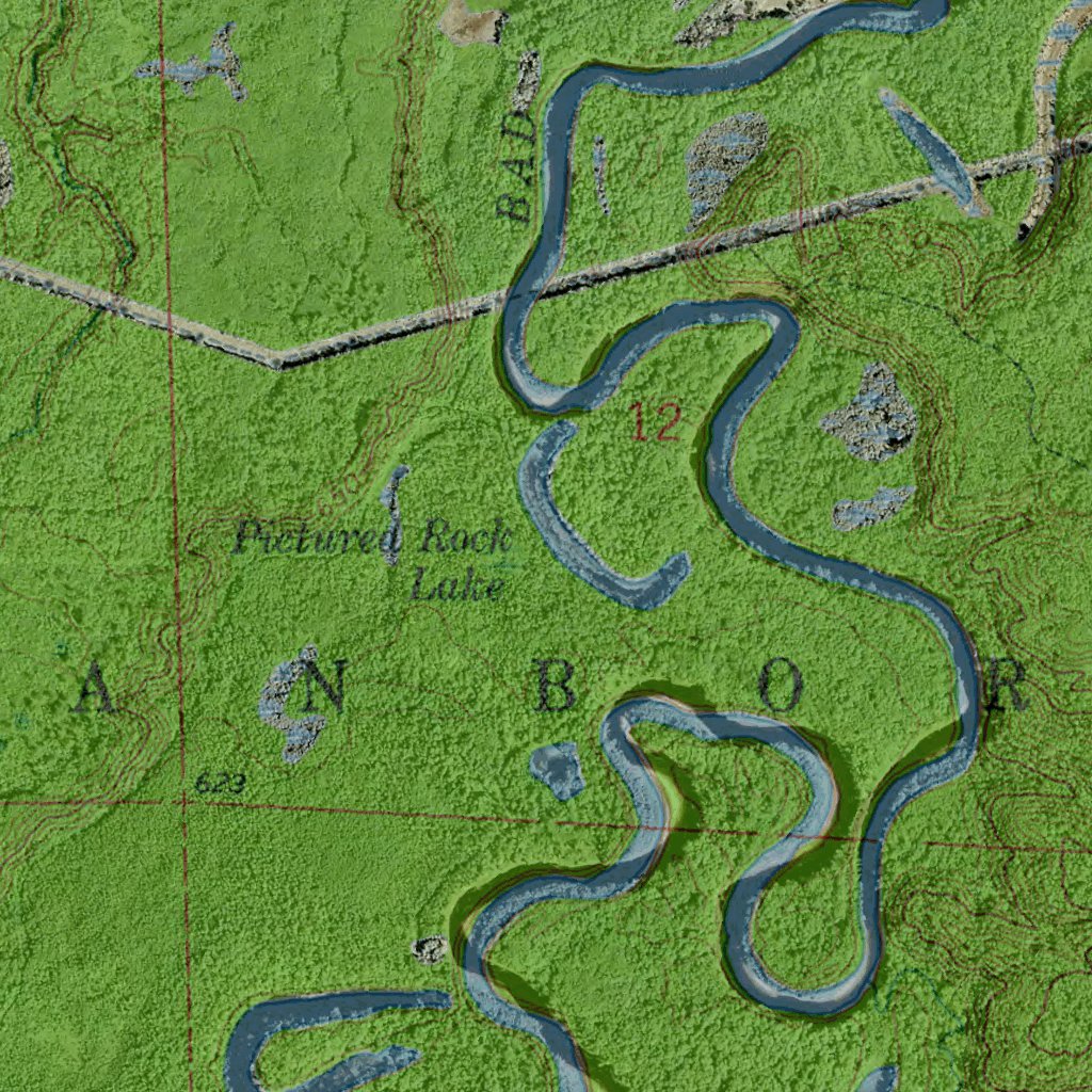 WIOdanah GeoChange 19632010 Map by Western Michigan University