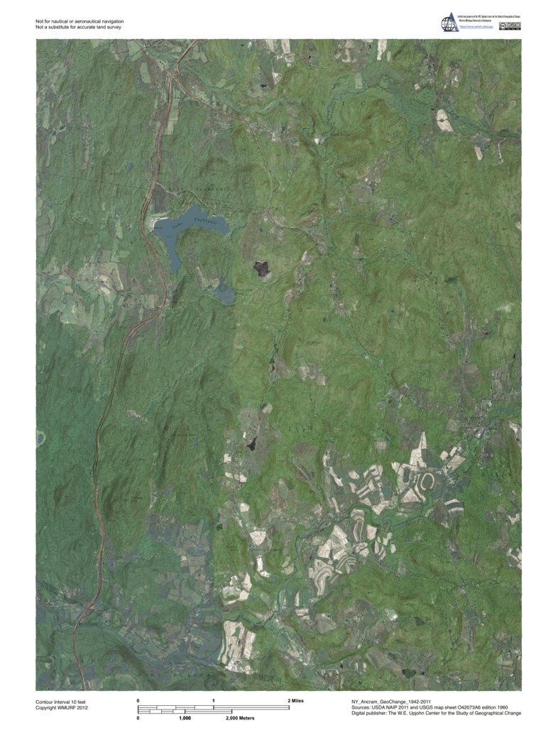 NYAncram GeoChange 19422011 Map by Western Michigan University