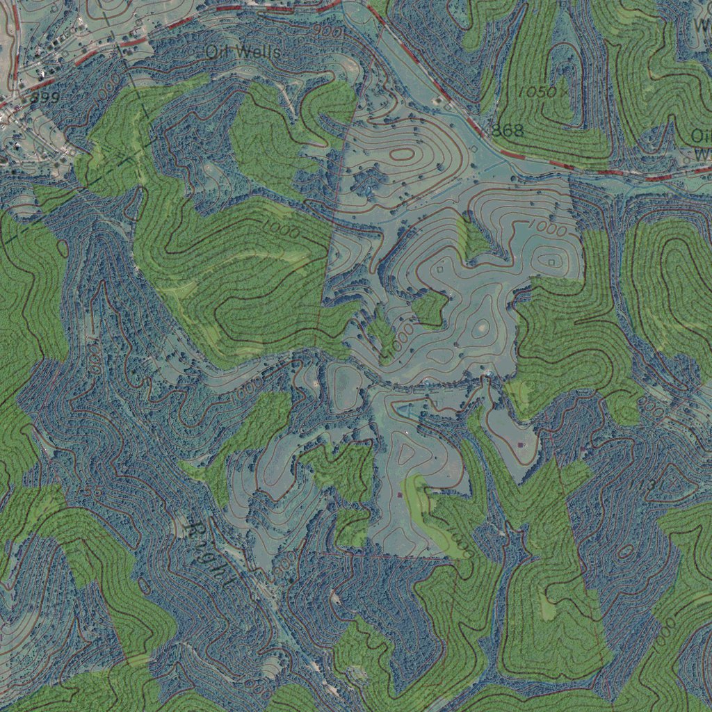 WVPULLMAN GeoChange 19622011 Map by Western Michigan University