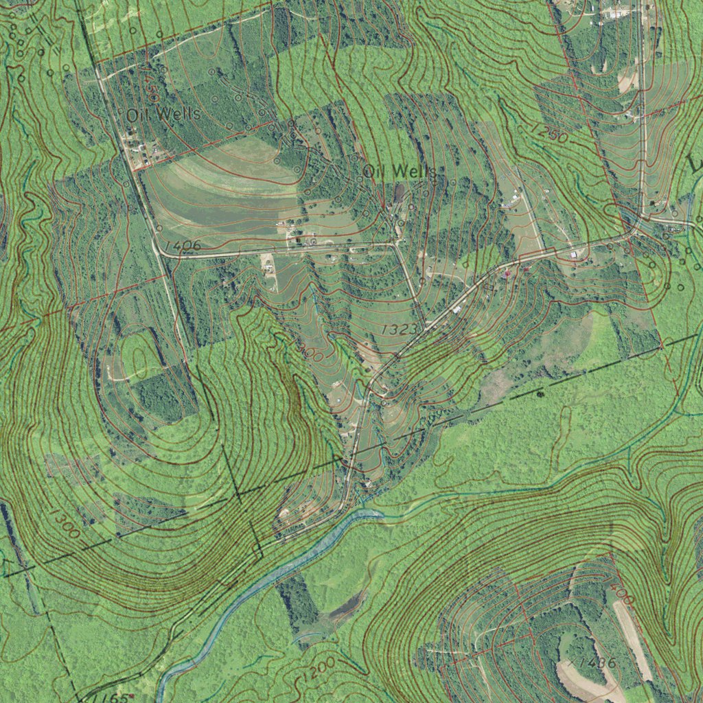 PA-DEMPSEYTOWN: GeoChange 1964-2013 Map by Western Michigan University