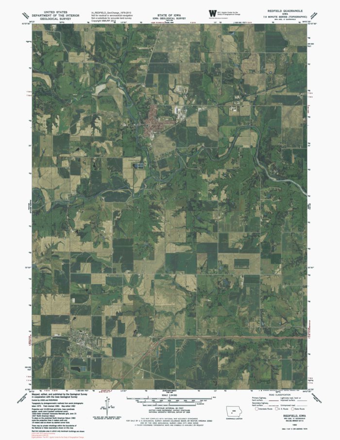 IAREDFIELD GeoChange 19792013 Map by Western Michigan University