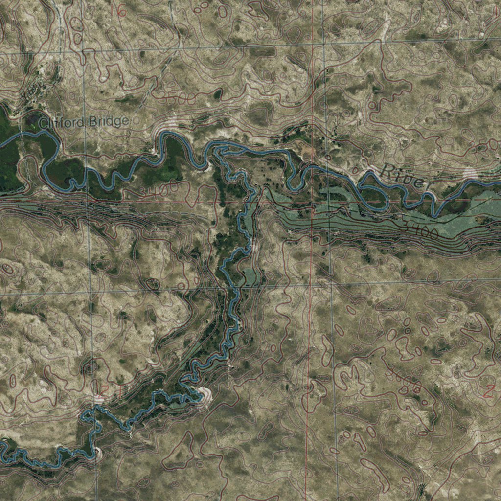 NE WILD MARE LAKE SW GeoChange 1984 2014 Map By Western Michigan ne-wild-mare-lake-sw-geochange-1984-2014-map-by-western-michigan