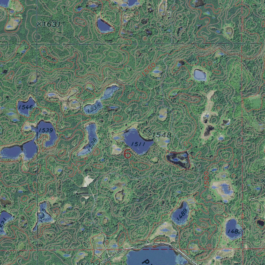 MN-SCHOOLCRAFT LAKE: GeoChange 1969-2013 Map by Western Michigan ...