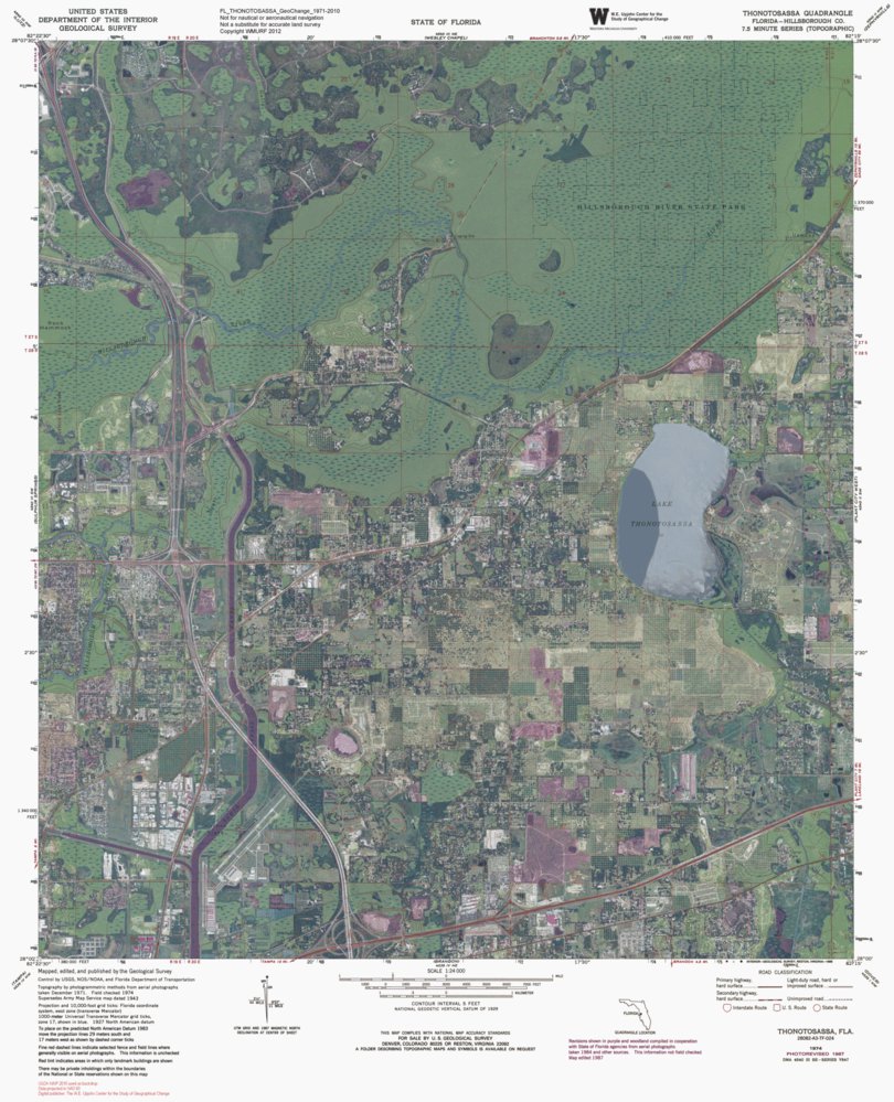 FL GeoChange 1971 2010 Map By Western Michigan University A3 FL GeoChange 1971 2010 Preview 0 
