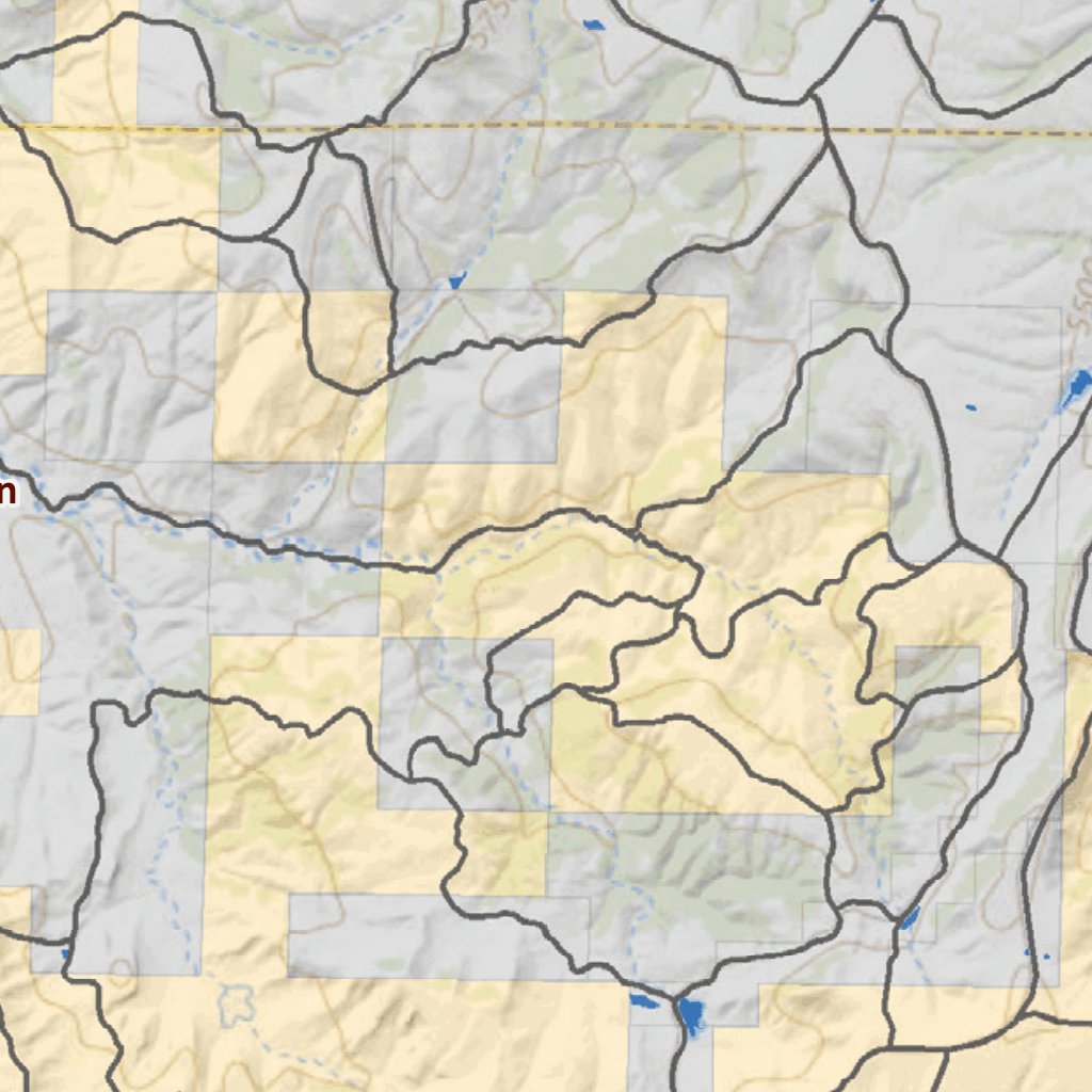 Wyoming Elk Unit 33 Map by Game Planner Maps | Avenza Maps
