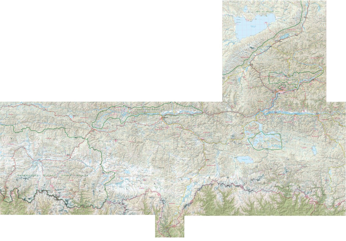 Tibet 1400 000 Map by terraQuest Avenza Maps