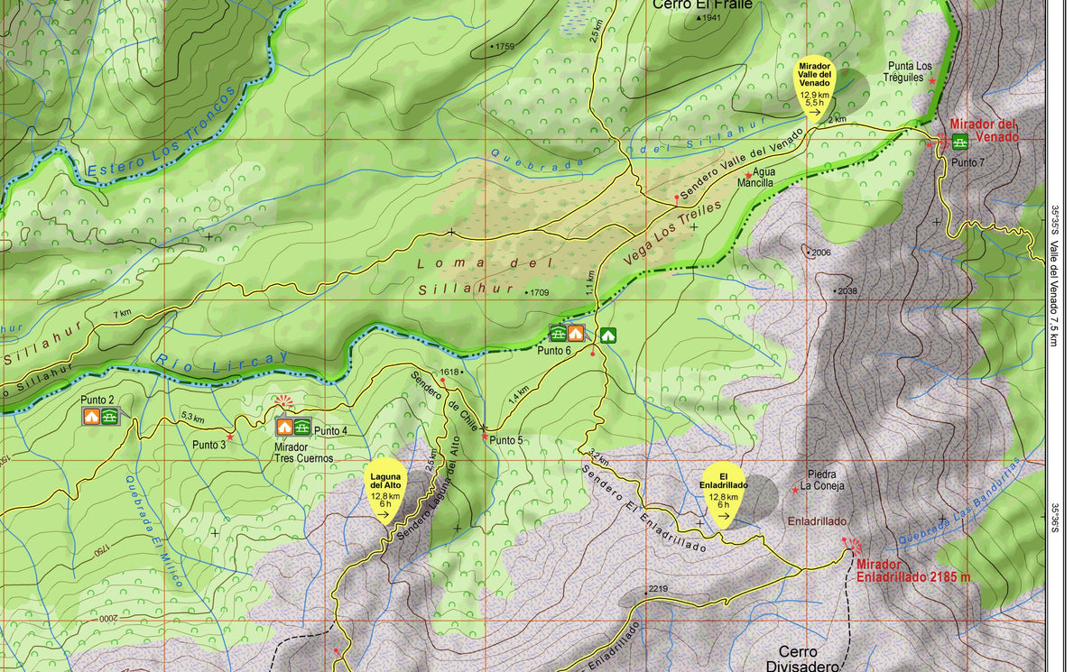 Condor Circuit Map by Viachile Editores | Avenza Maps