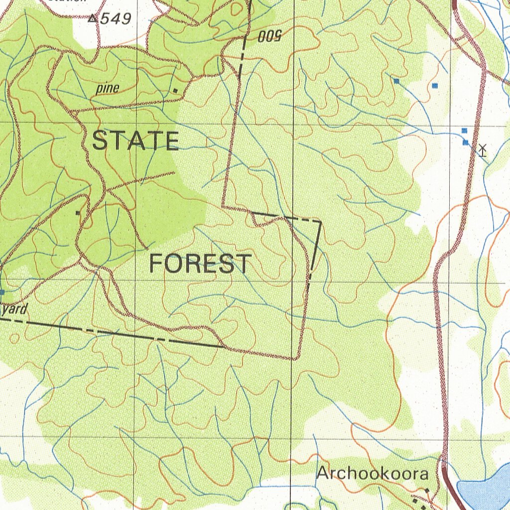 Kingaroy (9244-1) Map by Geoscience Australia | Avenza Maps