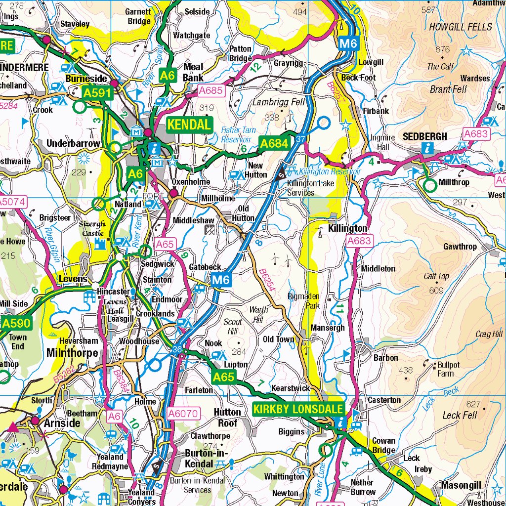 GB 1:250k Road Atlas Map by Paul Johnson - Offline Maps | Avenza Maps