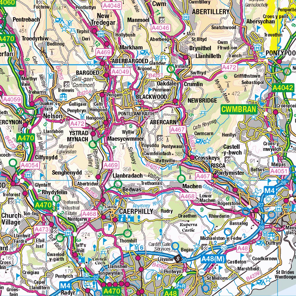 GB 1:250k Road Atlas Map by Paul Johnson - Offline Maps | Avenza Maps