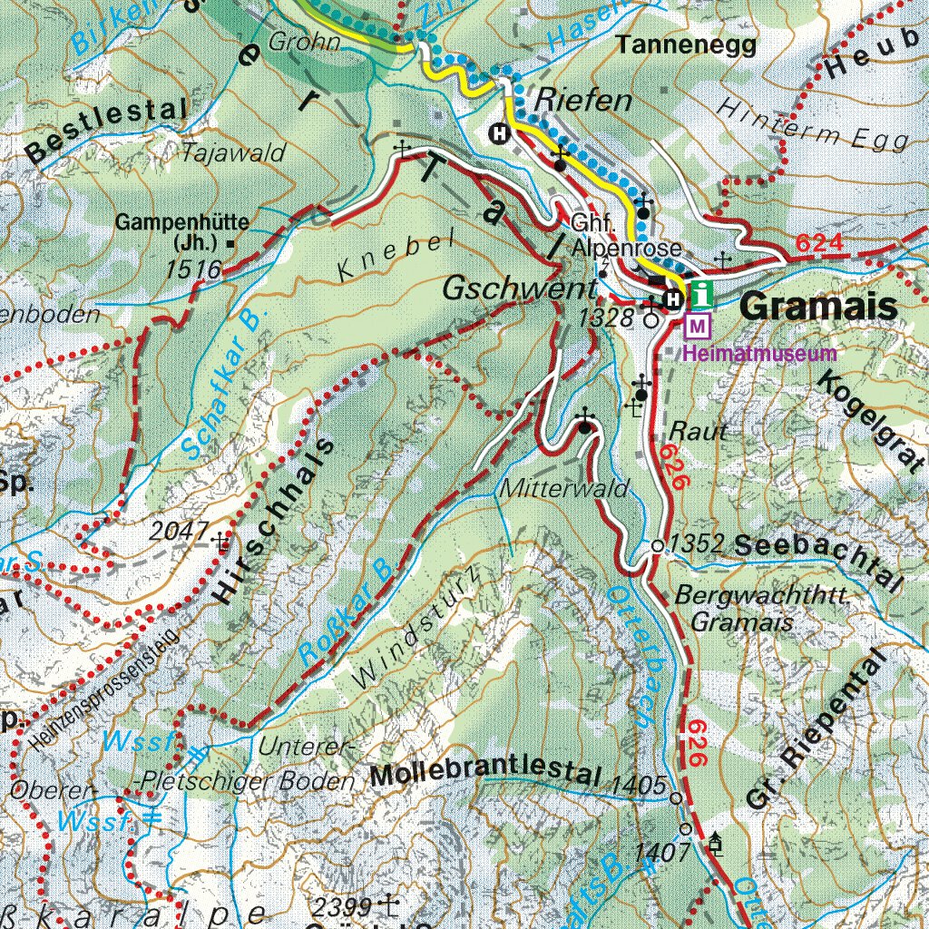 Hiking Map Ehrwald Lechtaler Alpen By Freytag Berndt Artaria KG Hiking Map Ehrwald Lechtaler Alpen By Freytag Berndt Artaria KG