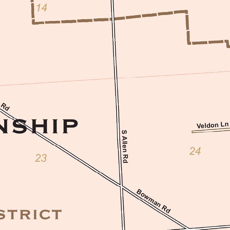 St. Clair Township Map