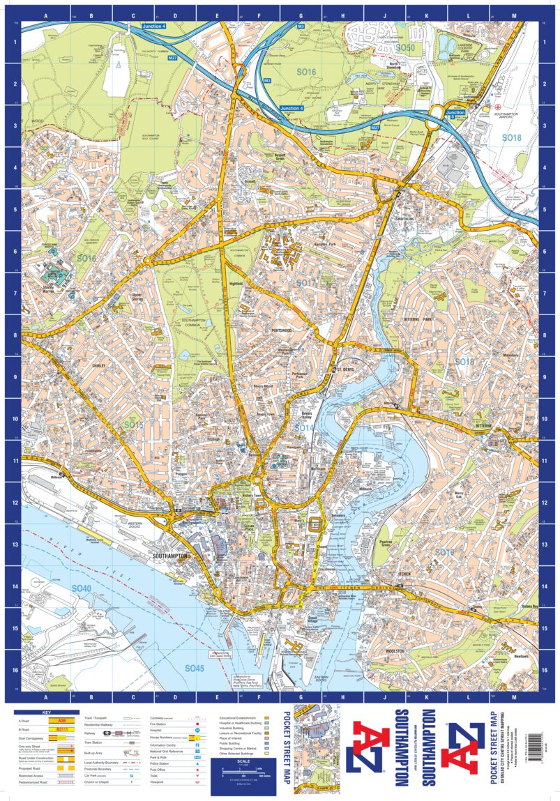A Z Southampton Street Map By Geographers A Z Map Company Avenza Maps 20220124 140032 056261 A Z Southampton Street Map June 2021 Preview 0 