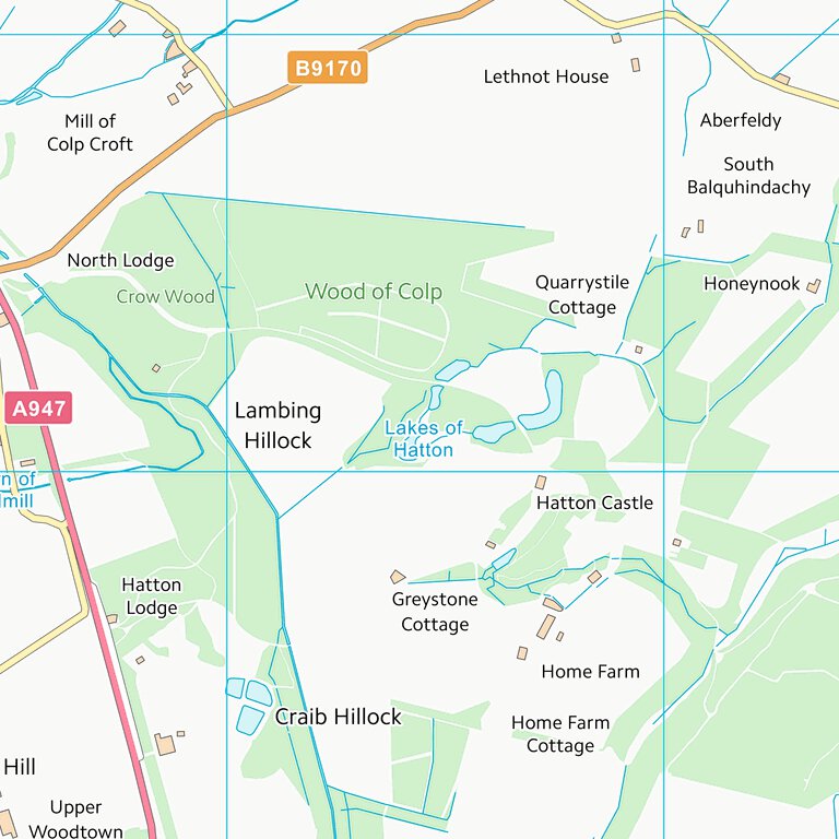 Aberdeenshire NJ74 Map By UK Topographic Maps Avenza Maps aberdeenshire-nj74-map-by-uk-topographic-maps-avenza-maps
