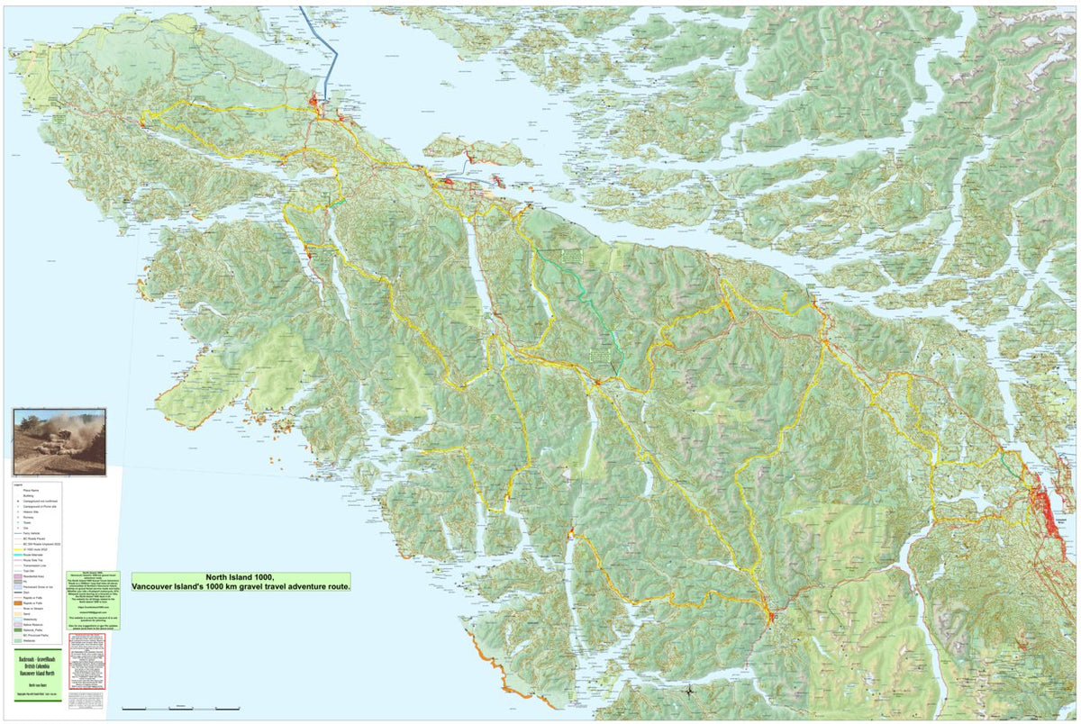Vancouver Island Backroads BC North Island 1000