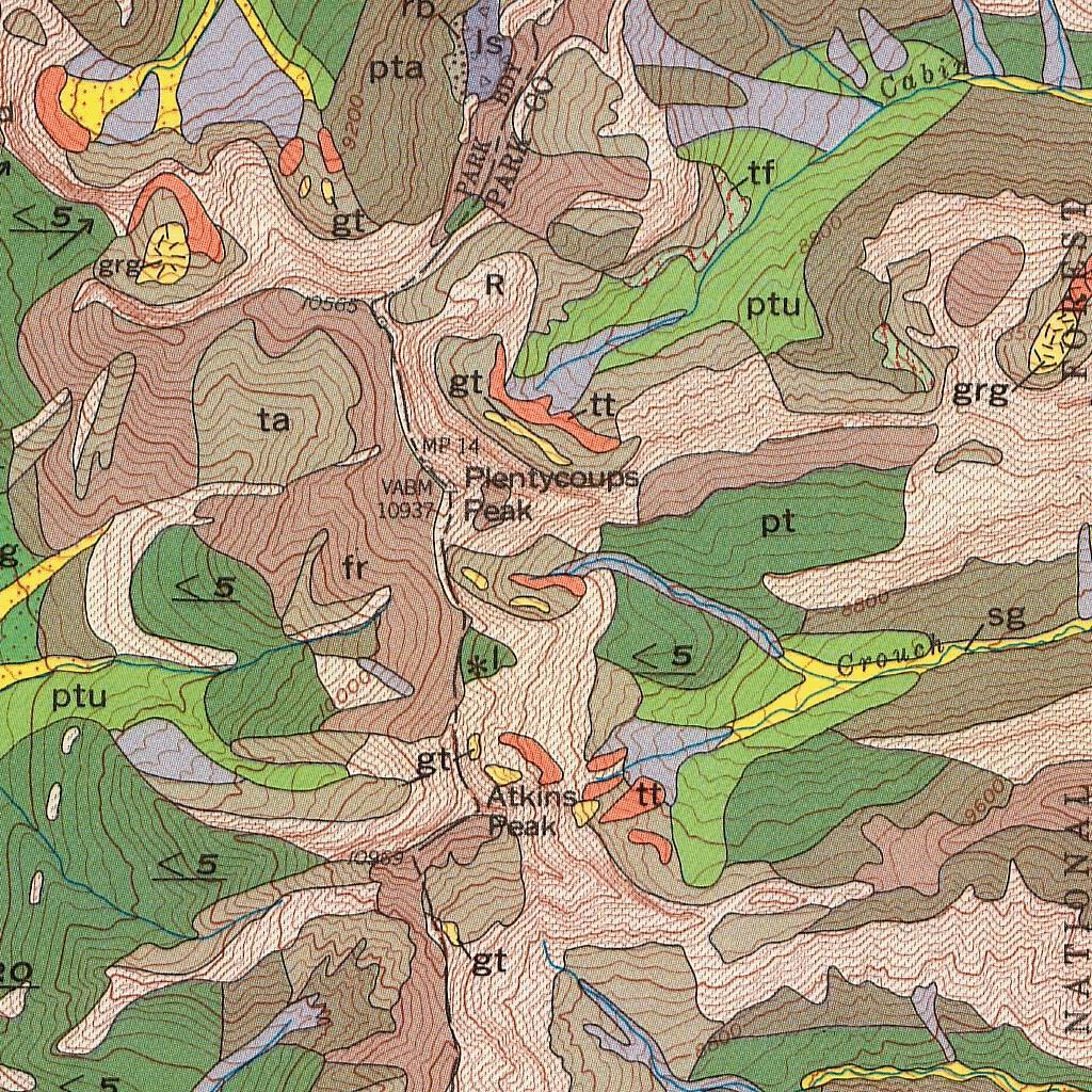 Surficial geologic Map of the Eagle Peak quadrangle, Yellowstone ...