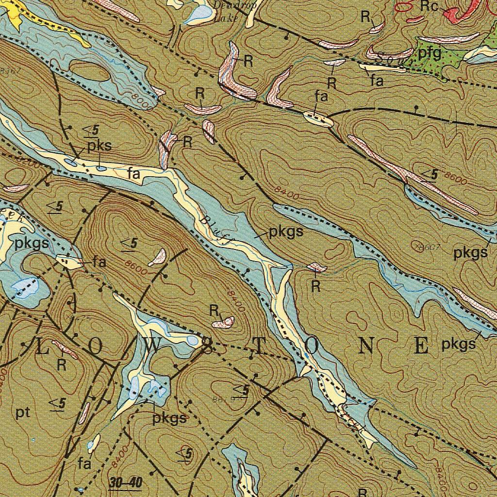 Surficial geologic Map of the Canyon Village quadrangle, Yellowstone ...