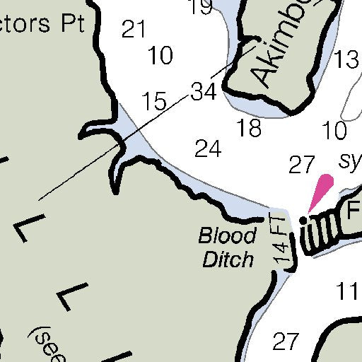 Mullica River Extension Map by National Oceanographic & Atmospheric
