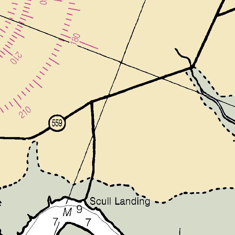 Great Egg Harbor River Extension Map by National Oceanographic