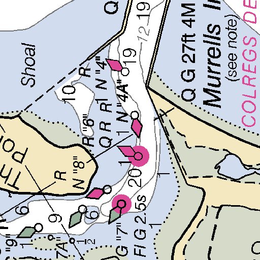Murrells Inlet South Carolina Map by National Oceanographic