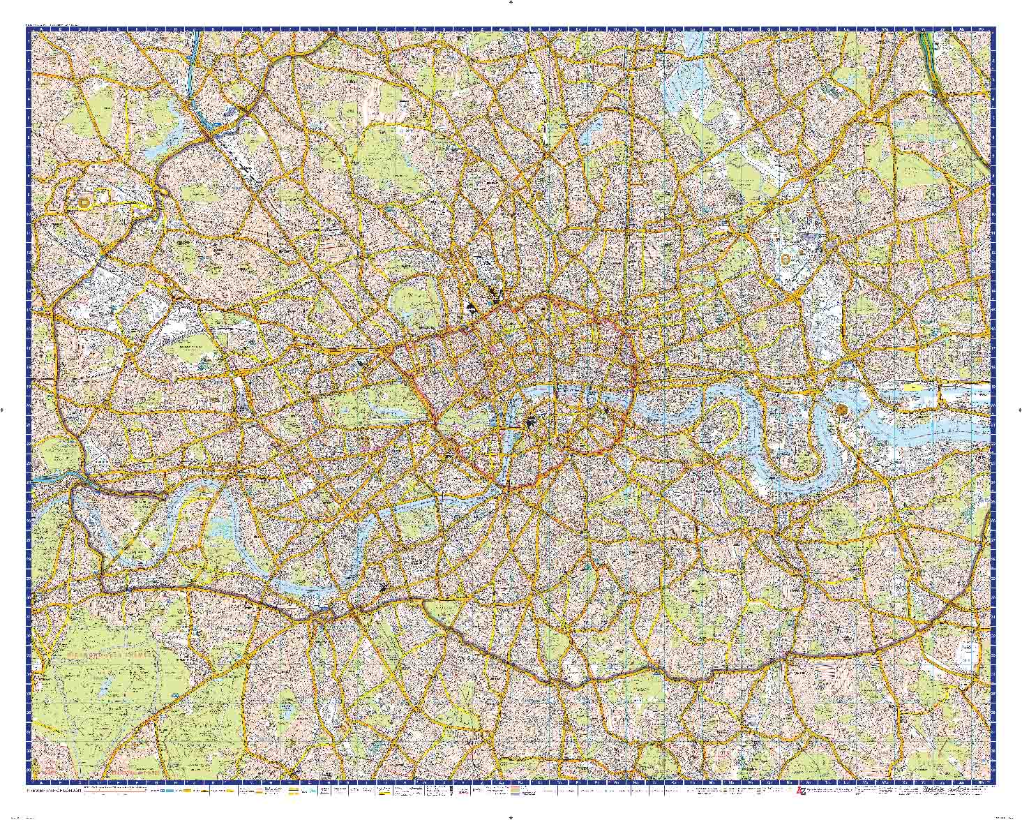London Premier Map by Geographers' A-Z Map Company | Avenza Maps