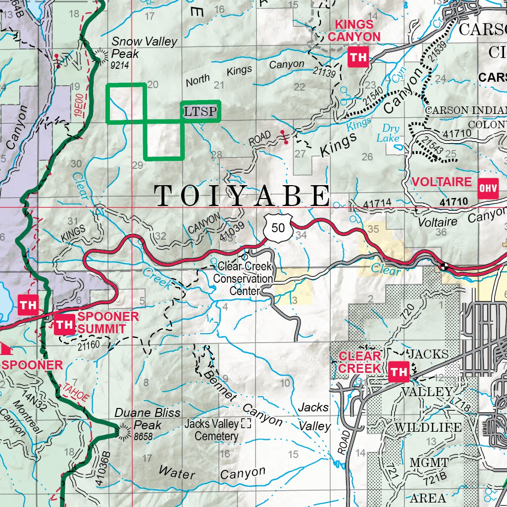 Lake Tahoe Basin Management Unit Map by US Forest Service R5 | Avenza Maps