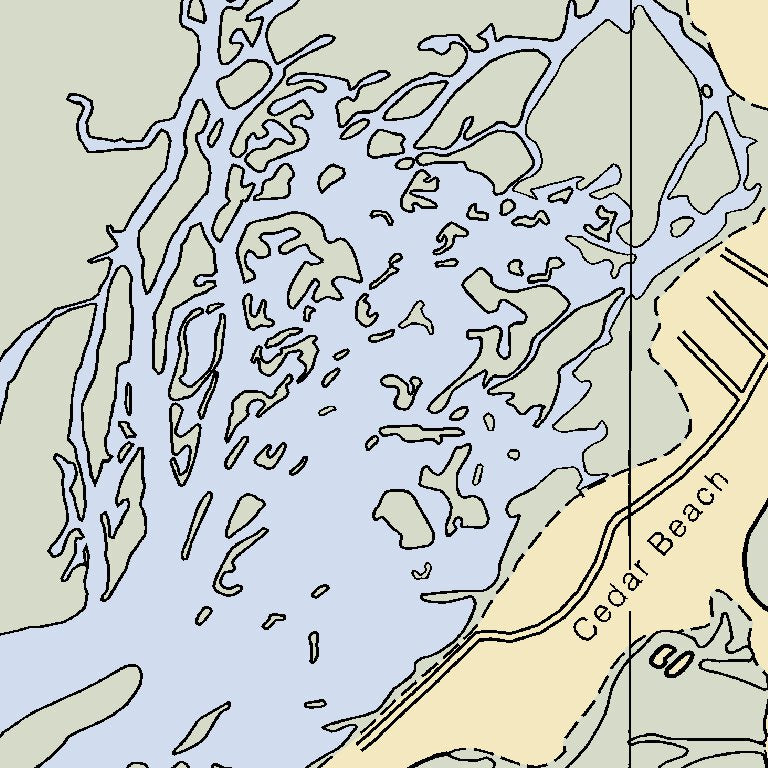 Housatonic River Inset 2 Map by National Oceanographic & Atmospheric