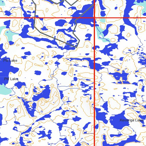 EO09UP Arthur Thompson Lake ( Hunt-A-Moose ) Map by Hunt-A-Moose ...