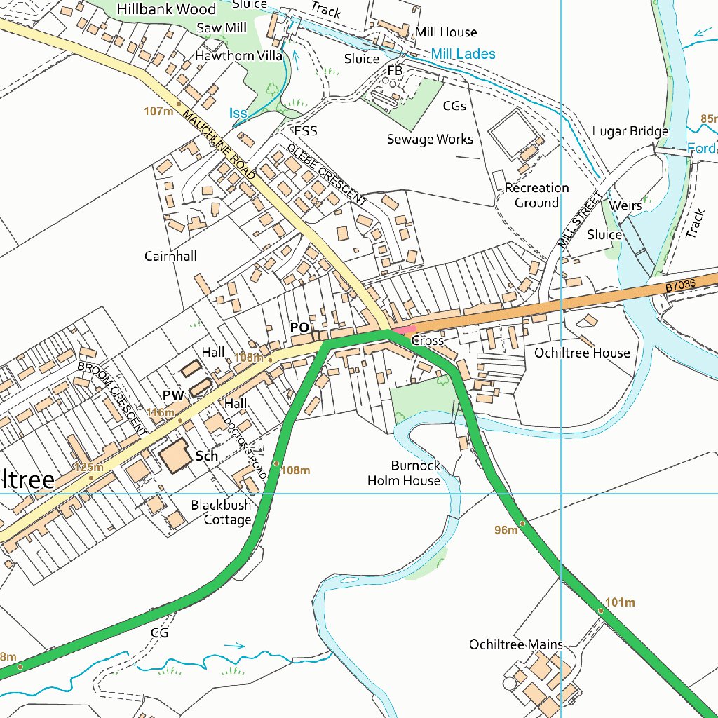 Cumnock And New Cumnock Ward 3 1 10 000 Map By UK Topographic Maps cumnock-and-new-cumnock-ward-3-1-10-000-map-by-uk-topographic-maps