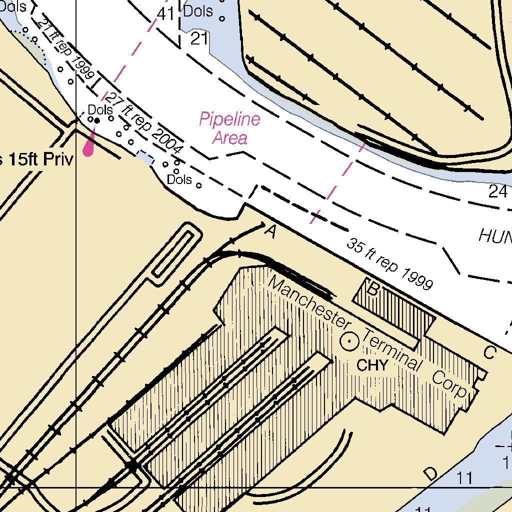 Houston Ship Channel Carpenter Bayou To Houston Continued Map by