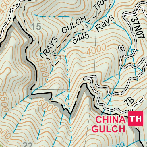 Thompson Peak Map by US Forest Service R5 | Avenza Maps