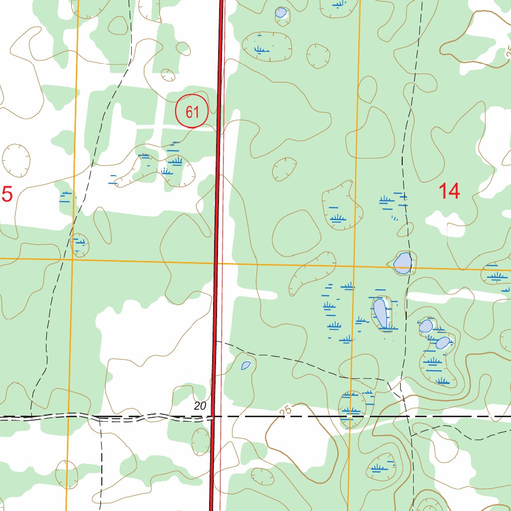 Lake Munson, FL FSTopo Legacy Map by US Forest Service Topo Avenza Maps