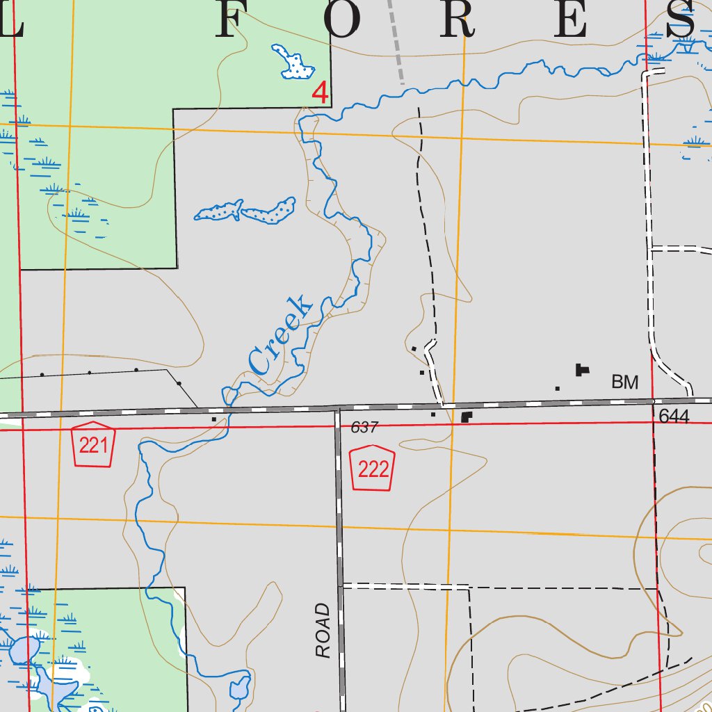 Pontchartrain Shores, MI FSTopo Legacy Map by US Forest Service Topo