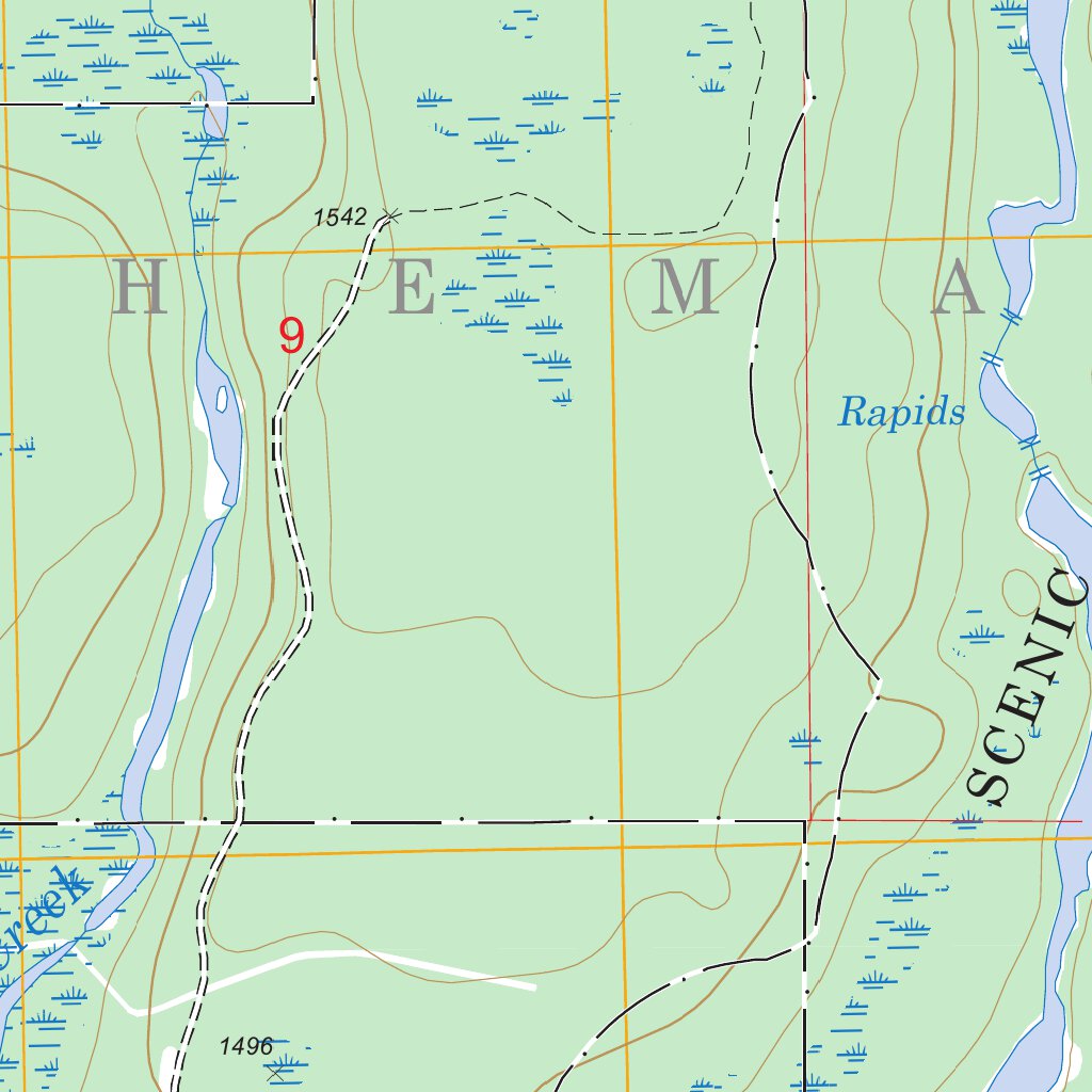 Porter Lake, MI FSTopo Legacy Map by US Forest Service Topo Avenza Maps