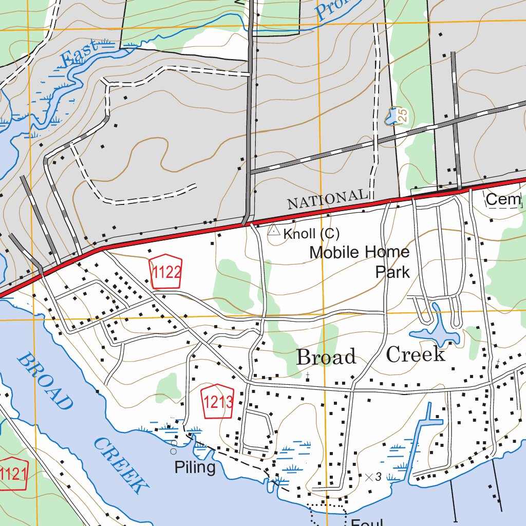 Salter Path, NC FSTopo Legacy Map by US Forest Service Topo Avenza Maps