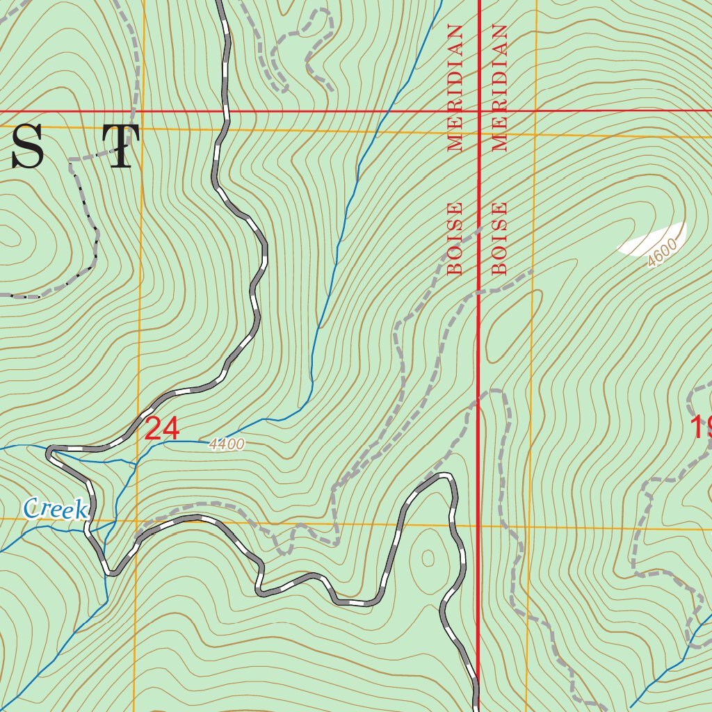 Monumental Buttes, ID FSTopo Map by US Forest Service - Topo | Avenza Maps