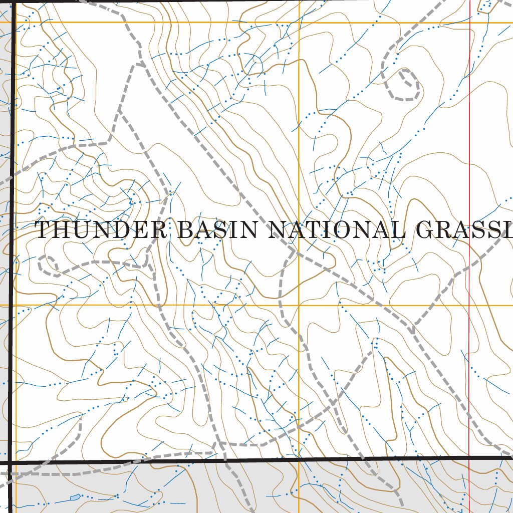 Wildlife Draw West, WY FSTopo Map by US Forest Service - Topo | Avenza Maps