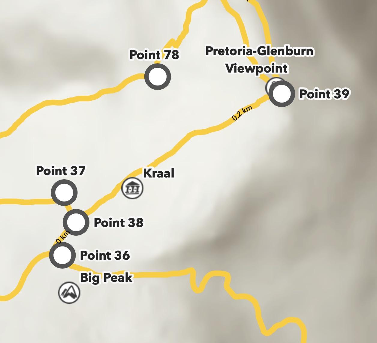 Zwartkops Mountain Trails Map by Forge | Avenza Maps