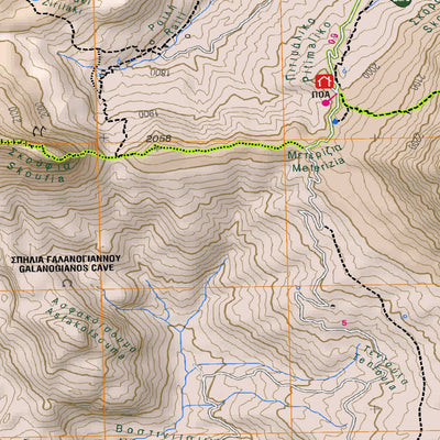 Anavasi editions Vardousia, Central Greece [Hiking Map 1:25.000] digital map