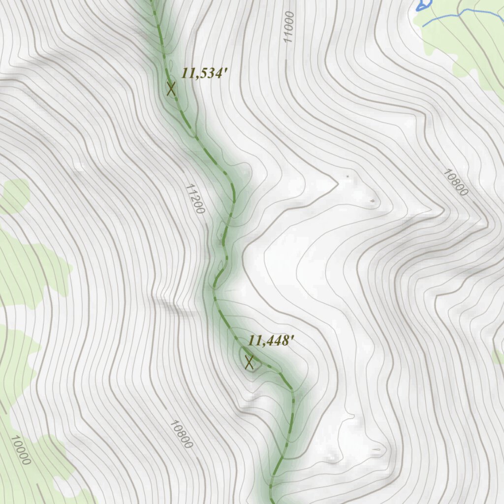 Christina Lake, Wyoming 7.5 Minute Topographic Map by Apogee Mapping