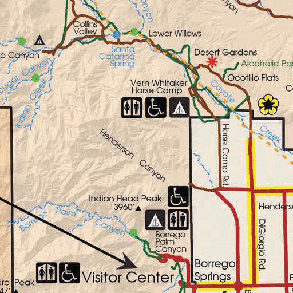 Anza-borrego Desert State Park Map By Avenza Systems Inc. 