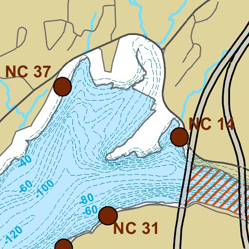 New Croton Angler Reservoir Map by Avenza Systems Inc. Avenza Maps
