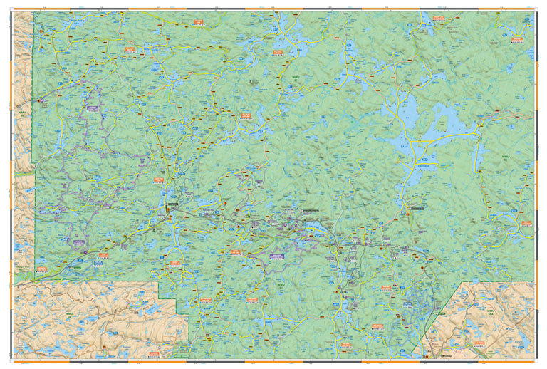 Algonquin Provincial Park Highway 60 7th edition - Backroad Mapbooks