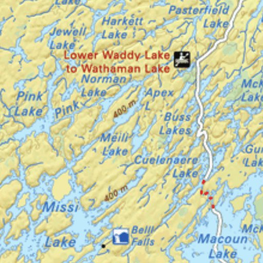 Map118 Reindeer Lake - Saskatchewan Map