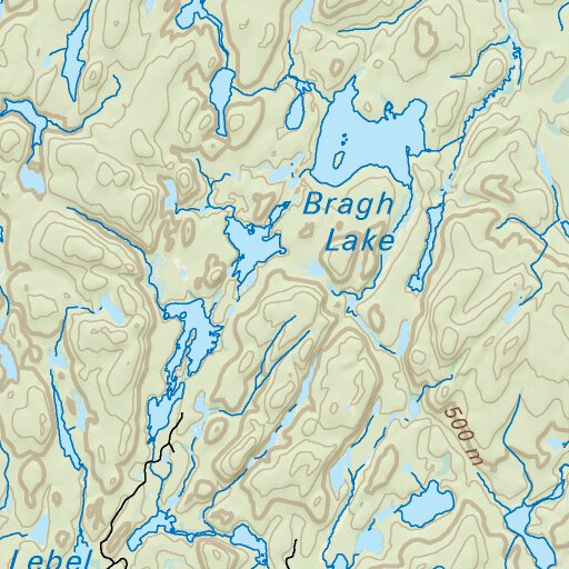 NEON28 Sultan 6th ed Northeastern Ontario Topo Map by Backroad