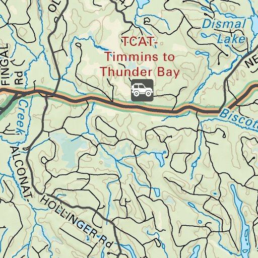 NEON29 Gogama 6th ed Northeastern Ontario Topo Map by Backroad